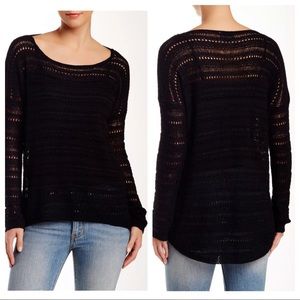 Love Token Gabe Scoop Neck Knit Hi-Lo Sweater M 10